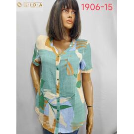 Сорочка жіноча літня 1906-15 l.green р.52-62 "LIDA" недорого оптом від прямого постачальника