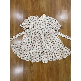 Сукня дитяча легка на дівчинку 271 white р.104-128 "RSV" недорого оптом від прямого постачальника