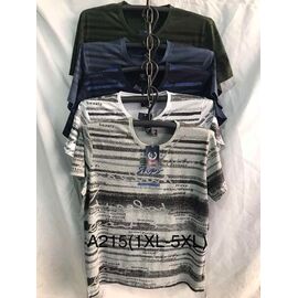 Футболка чоловіча A215 mix р.XL-5XL "ZERO" недорого оптом від прямого постачальника