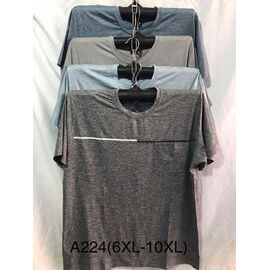 Футболка чоловіча A224 mix р.6XL-10XL "ZERO" недорого оптом від прямого постачальника