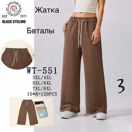 Штани спортивні жіночі WT536 mix р.3XL-8XL "ZERO" недорого оптом від прямого постачальника
