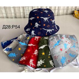 Фотография Панама детская на мальчика D28 mix р.54 "WHITE" недорого оптом от прямого поставщика