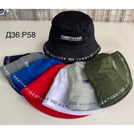 Фотография Панама мужская D36 mix р.58 "WHITE" недорого оптом от прямого поставщика