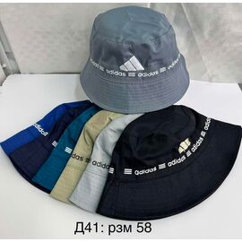 Фотография Панама мужская D41 mix р.58 "WHITE" недорого оптом от прямого поставщика