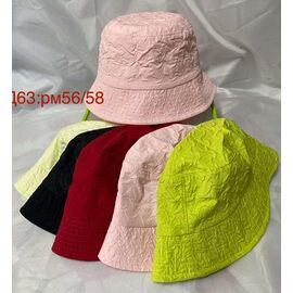 Фотография Панама женская D63 mix р.56-58 "WHITE" недорого оптом от прямого поставщика