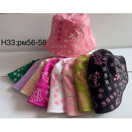 Фотография Панама женская H33 mix р.56-58 "WHITE" недорого оптом от прямого поставщика