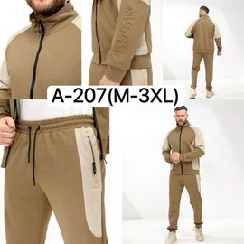 Фотография Костюм спортивный мужской A207 beige р.M-3XL "Ale-Ate" недорого оптом от прямого поставщика