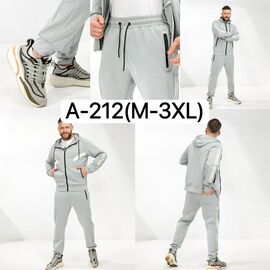 Фотография Костюм спортивный мужской A212 l.grey р.M-3XL "Ale-Ate" недорого оптом от прямого поставщика