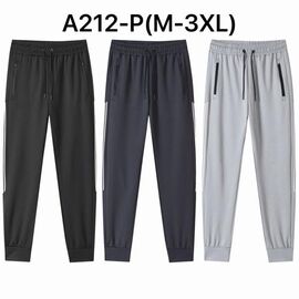 Штани спортивні чоловічі A212P l.grey р.M-3XL "Ale-Ate" недорого оптом від прямого постачальника