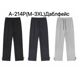 Штани спортивні чоловічі A214P l.grey р.M-3XL "Ale-Ate" недорого оптом від прямого постачальника