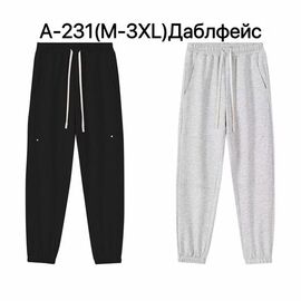 Штани спортивні чоловічі A231 grey р.M-3XL "Ale-Ate" недорого оптом від прямого постачальника
