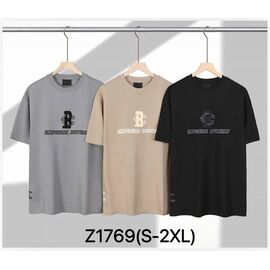 Футболка чоловіча Z1769 beige р.S-2XL "Ale-Ate" недорого оптом від прямого постачальника