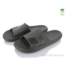 Шльопанці чоловічі пляжні Літо Гіпаніс М141 хакі (7 пар р.41-45) "Progress" недорого оптом від прямого постачальника