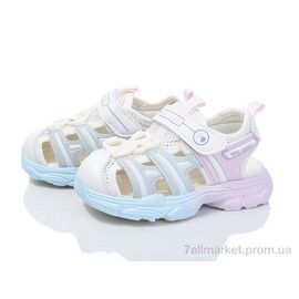 Босоніжки дитячі літні Літо J24207-1F (10 пар р.23-27) "KIMBOO" недорого оптом від прямого постачальника