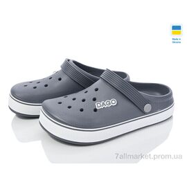 Крокси унісекс Літо 419 сірий (8 пар р.37-41) "Golden Lion" недорого оптом від прямого постачальника