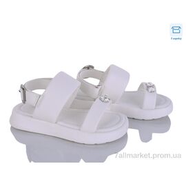 Босоніжки дитячі літні Літо ABX1202P white (6 пар р.26-31) "Clibee-ShoSho" недорого оптом від прямого постачальника