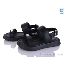 Босоніжки дитячі літні Літо ABX1203P black (6 пар р.32-37) "Clibee-ShoSho" недорого оптом від прямого постачальника