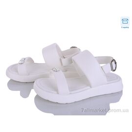 Босоніжки дитячі літні Літо ABX1203P white (6 пар р.32-37) "Clibee-ShoSho" недорого оптом від прямого постачальника