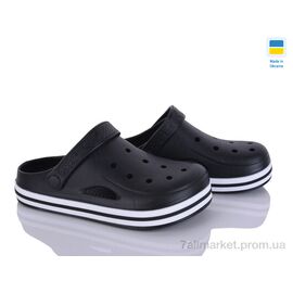 Крокси унісекс Літо 416 чорний (8 пар р.37-41) "Golden Lion" недорого оптом від прямого постачальника