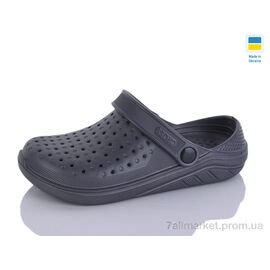 Крокси дитячі літні Літо 025 под. сірий (6 пар р.36-41) "Inblue" недорого оптом від прямого постачальника