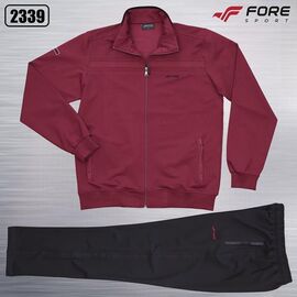 Фотография Костюм спортивный мужской 2339 wine р.XL-3XL "AZT" недорого оптом от прямого поставщика