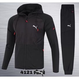 Фотография Костюм спортивный мужской 4121 black р.M-3XL "AZT" недорого оптом от прямого поставщика