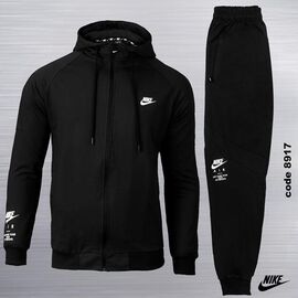 Фотография Костюм спортивный мужской 8917-1 black р.S-2XL "AZT" недорого оптом от прямого поставщика