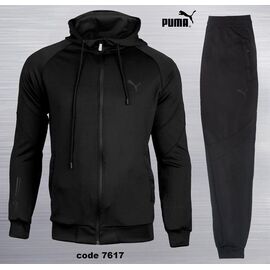 Фотография Костюм спортивный мужской 7617-2 black р.S-2XL "AZT" недорого оптом от прямого поставщика