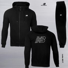 Фотография Костюм спортивный мужской 8817-2 black р.S-2XL "AZT" недорого оптом от прямого поставщика