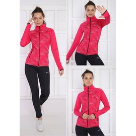 Фотография Костюм спортивный женский тёплый AZT11 fuchsia р.S-2XL "AZT" недорого оптом от прямого поставщика