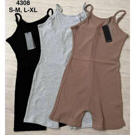 Жіночий комбінезон літній 4308 mix р.S-XL "Comfort" недорого оптом від прямого постачальника