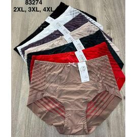 Труси жіночі 83274 mix р.2XL-4XL "Comfort" недорого оптом від прямого постачальника