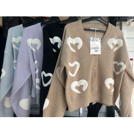 Фотография Свитер женский 83 mix р.46-50 "Aidin-шик шок" недорого оптом от прямого поставщика