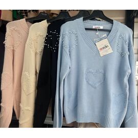 Фотография Свитер женский 833 mix р.46-50 "Aidin-шик шок" недорого оптом от прямого поставщика