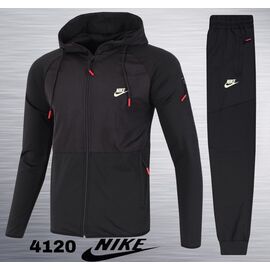 Фотография Костюм спортивный мужской 4120 black р.M-3XL "AZT" недорого оптом от прямого поставщика