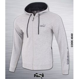 Фотография Кофта спортивная мужская 4840-5 l.grey р.S-2XL "AZT" недорого оптом от прямого поставщика