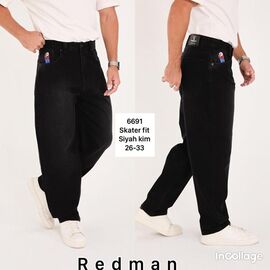 Джинси чоловічі 6691 black р.26-33 "Bromley" недорого оптом від прямого постачальника