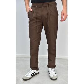 Штани чоловічі утеплені U02-007 brown р.29-36 "Bromley" недорого оптом від прямого постачальника