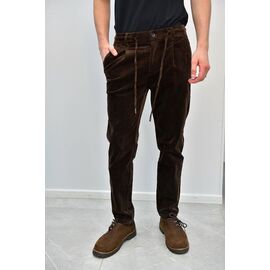 Штани чоловічі утеплені U02-011 brown р.29-36 "Bromley" недорого оптом від прямого постачальника