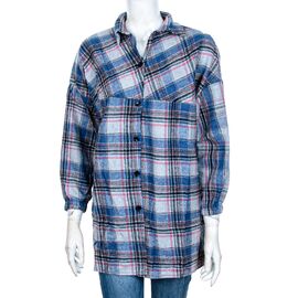 Сорочка жіноча A01-1 blue р.S-L "4 Seasons" недорого оптом від прямого постачальника