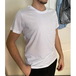 Фотография Футболка мужская 129 white р.S-2XL "4 Seasons" недорого оптом от прямого поставщика