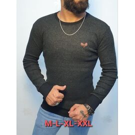Фотография Свитер мужской 134 d.grey р.M-2XL "4 Seasons" недорого оптом от прямого поставщика