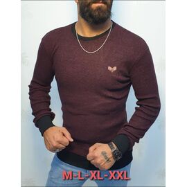 Фотография Свитер мужской 135 brown р.M-2XL "4 Seasons" недорого оптом от прямого поставщика