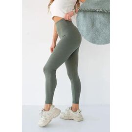 Фотография Лосины женские тёплые 137 green р.S-2XL "4 Seasons" недорого оптом от прямого поставщика
