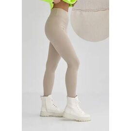 Фотография Лосины женские тёплые 138 beige р.S-2XL "4 Seasons" недорого оптом от прямого поставщика