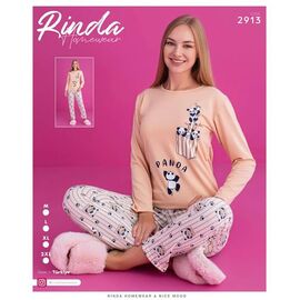 Фотография Пижама женская 2903 beige р.M-2XL "4 Seasons" недорого оптом от прямого поставщика