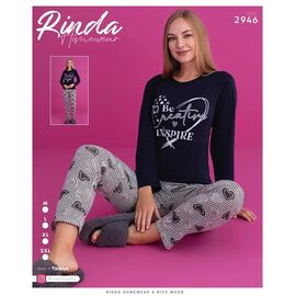 Фотография Пижама женская 2946 navy р.M-2XL "4 Seasons" недорого оптом от прямого поставщика