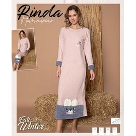 Фотография Ночнушка женская 4272 beige р.M-2XL "4 Seasons" недорого оптом от прямого поставщика