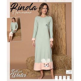 Фотография Ночнушка женская 4273 mint р.M-2XL "4 Seasons" недорого оптом от прямого поставщика