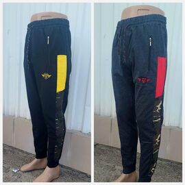 Фотография Штаны спортивные мужские A01-119  black р.S-2XL "4 Seasons" недорого оптом от прямого поставщика